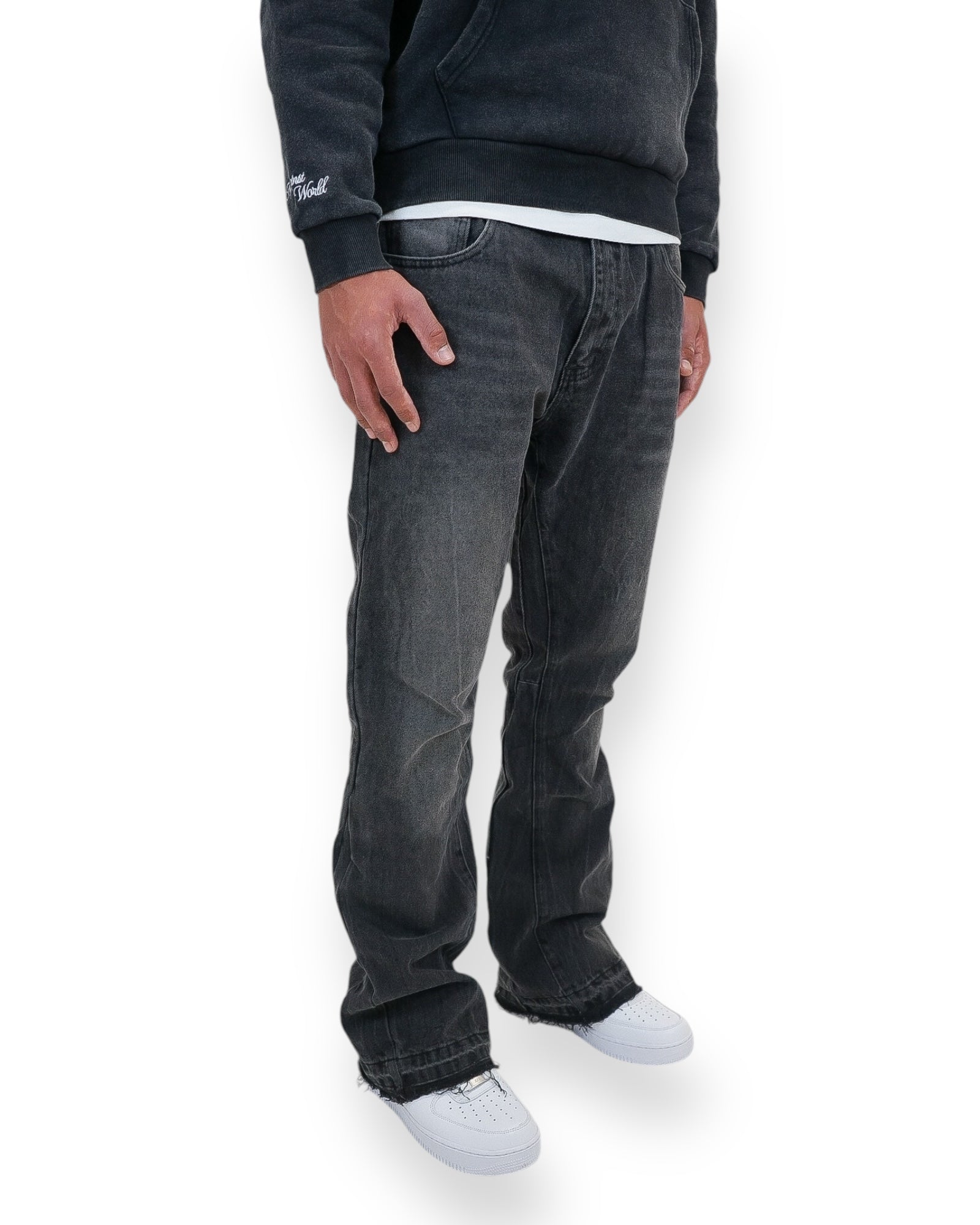 Flared Denim - Black