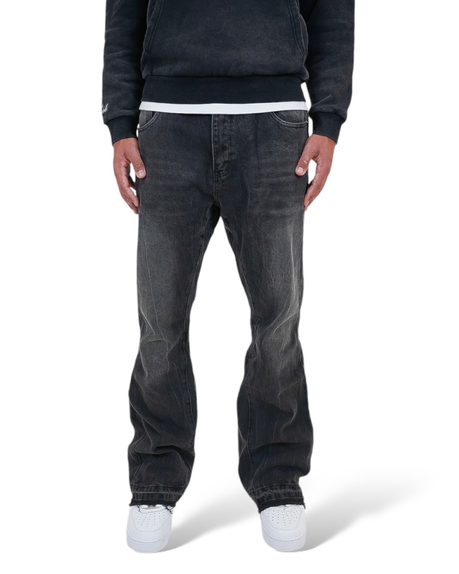 Flared Denim - Black